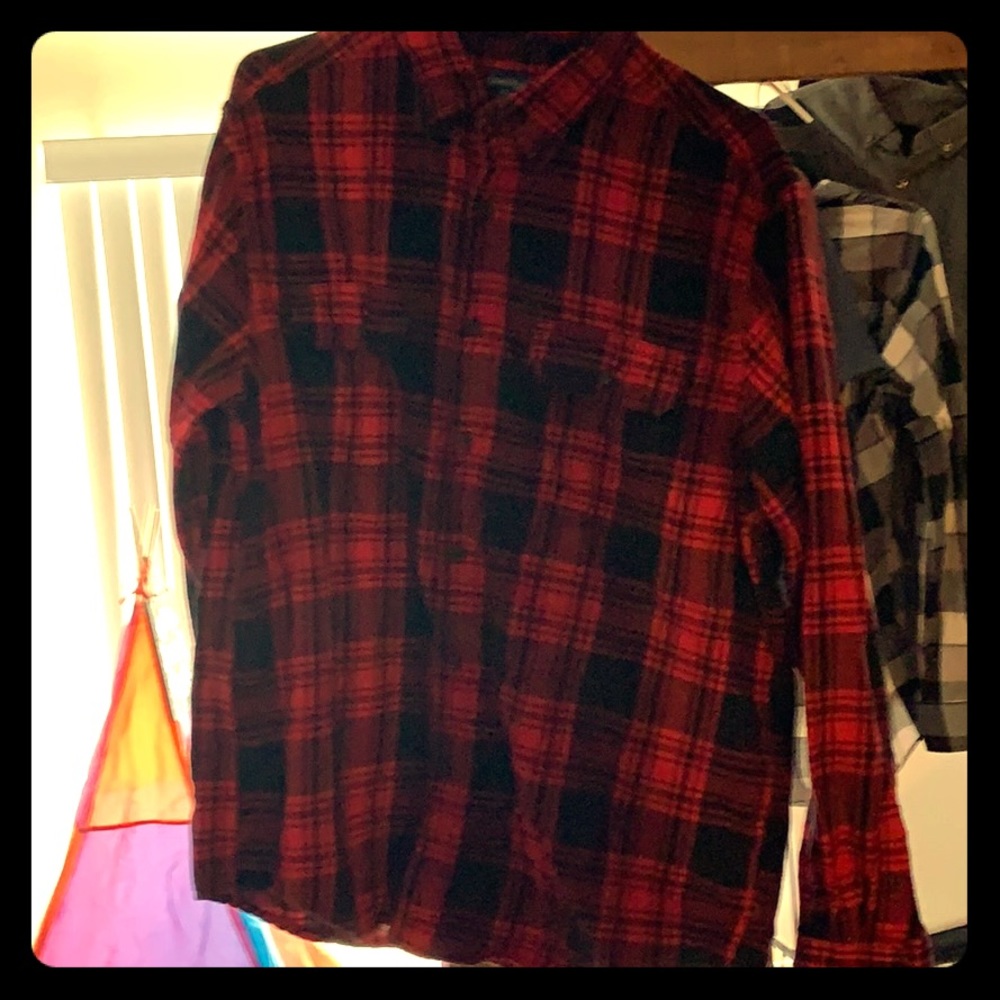 Red flannel! Perfect condition and never been worn